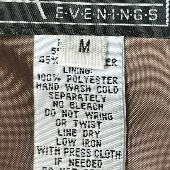 NWT Alex Evenings 3/4 Sleeve Side Closure Blouse Jacket with Collar Size M - Picture 12 of 16